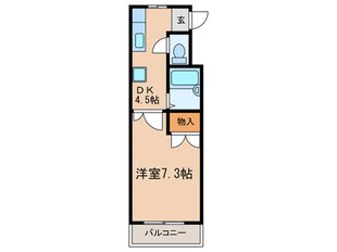 フロ－ラル二瀬の物件間取画像